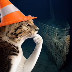 Thinking Cat #6750