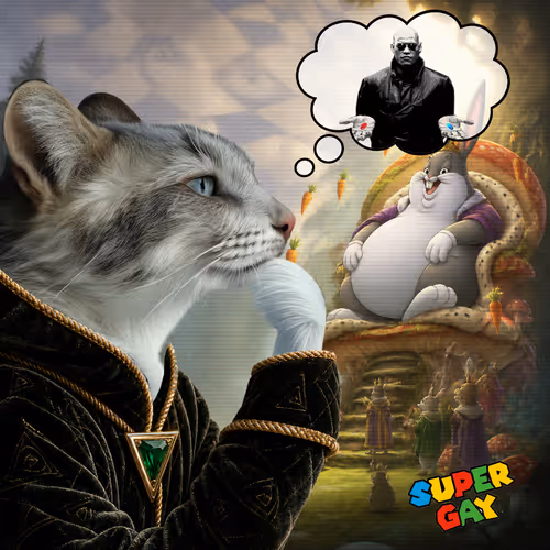 Thinking Cat #6775