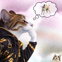 Thinking Cat #6679