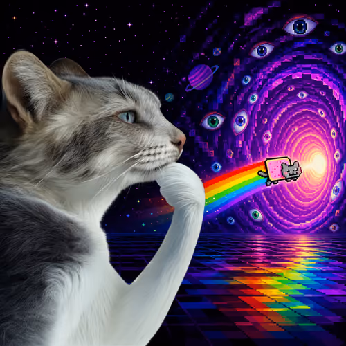 Thinking Cat #9229