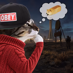 Thinking Cat #2634