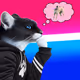 Thinking Cat #8742