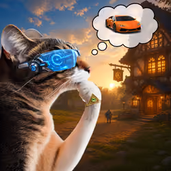 Thinking Cat #4791