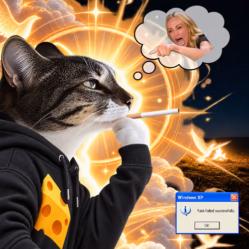 Thinking Cat #498