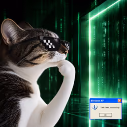 Thinking Cat #4936