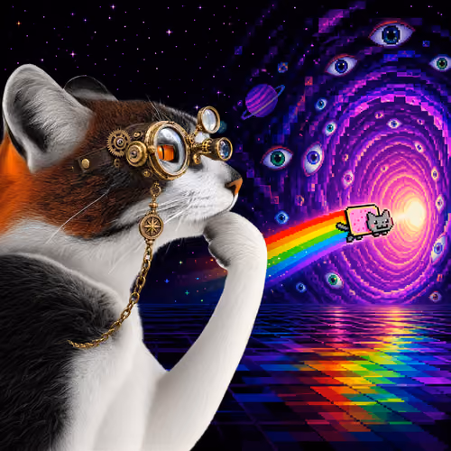 Thinking Cat #9187