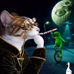 Thinking Cat #6711