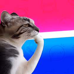 Thinking Cat #9571