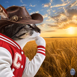 Thinking Cat #1874