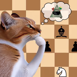 Thinking Cat #1045