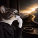 Friedrich Nietzsche: Thinking Cat