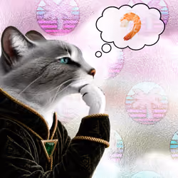 Thinking Cat #2809