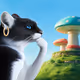 Thinking Cat #2391
