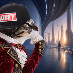 Thinking Cat #3095