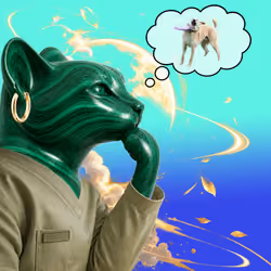 Thinking Cat #5982