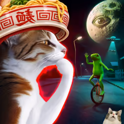 Thinking Cat #1507