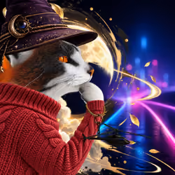 Thinking Cat #6773