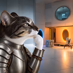 Thinking Cat #9036