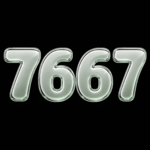 7667