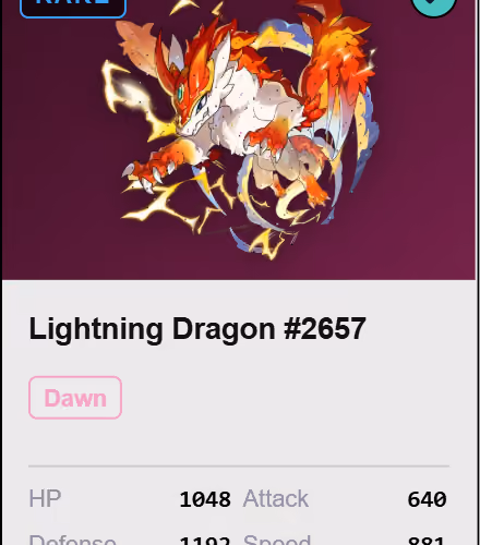 Lightning Dragon #2657
