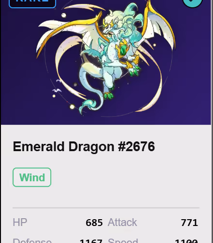 Emerald Dragon #2676
