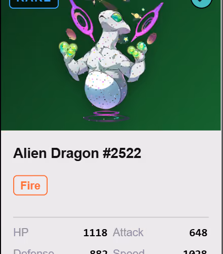 Alien Dragon #2522
