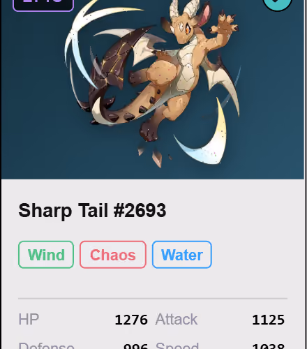 Sharp Tail #2693