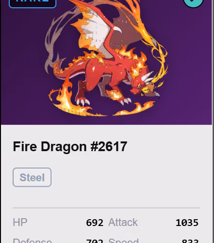 Fire Dragon #2617