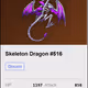 Skeleton Dragon #516