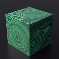 Malachite Cube 3