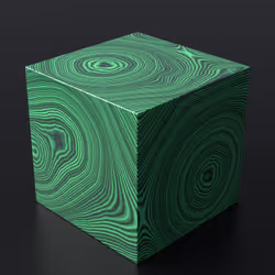 Malachite Cube 120