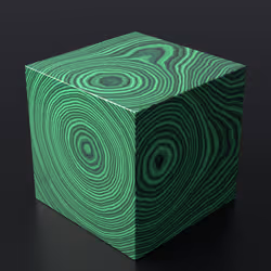 Malachite Cube 13