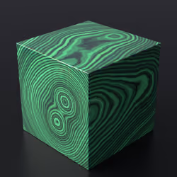 Malachite Cube 400