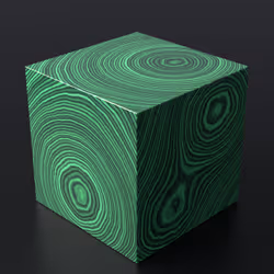 Malachite Cube 123