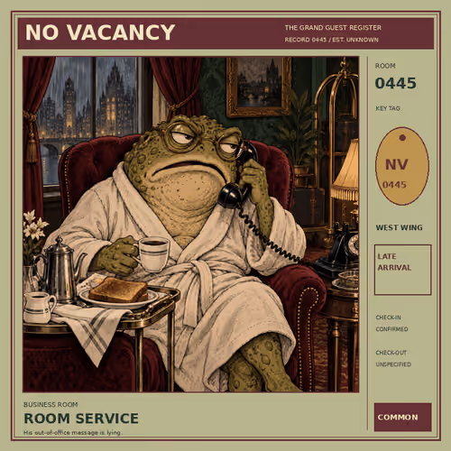 NO VACANCY #445 — ROOM SERVICE