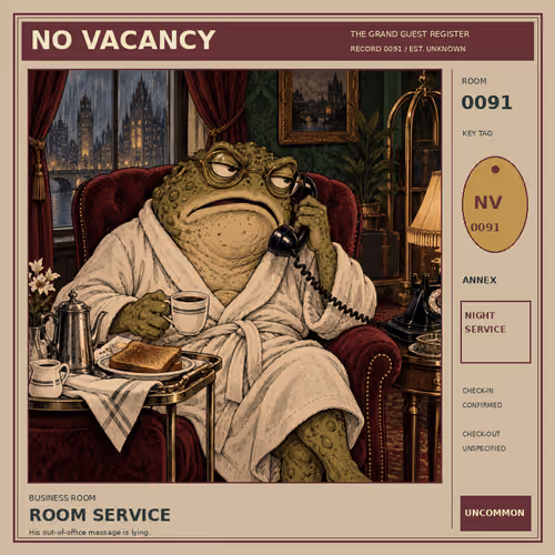 NO VACANCY #91 — ROOM SERVICE