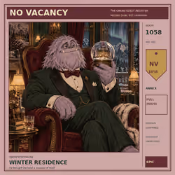 NO VACANCY #1058 — WINTER RESIDENCE