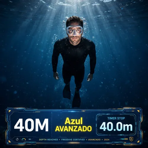 Freediver #0 - 15m Verde Claro