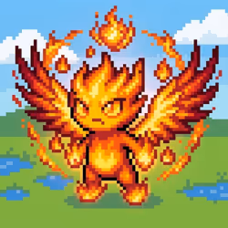 Pixelmon Genesis PYRON — UNCOMMON