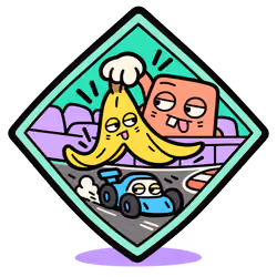 Absturd: Gigling Racing Badge
