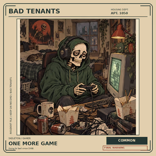 BAD TENANTS #1050 — ONE MORE GAME