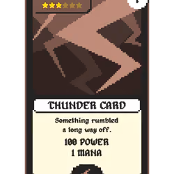 TCG Miners #380 - Thunder Card