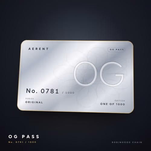 AERENT OG Pass #0781