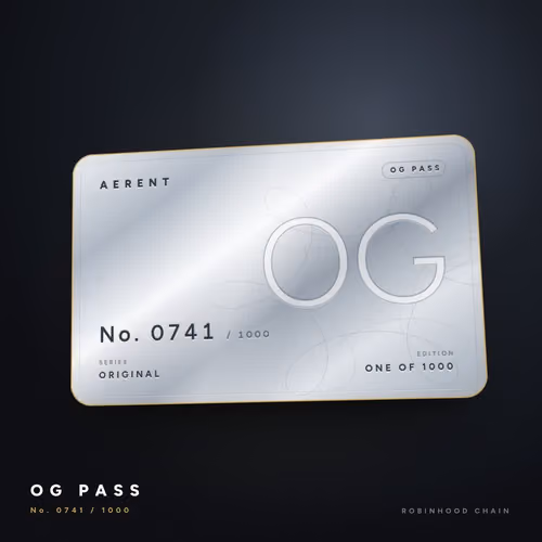 AERENT OG Pass #0741