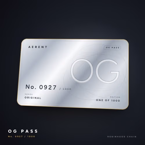 AERENT OG Pass #0927