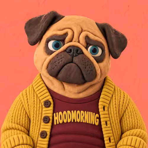 Pugz #0162 — Hoodmorning