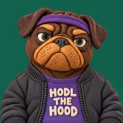 Pugz #3146 — HODL Hood