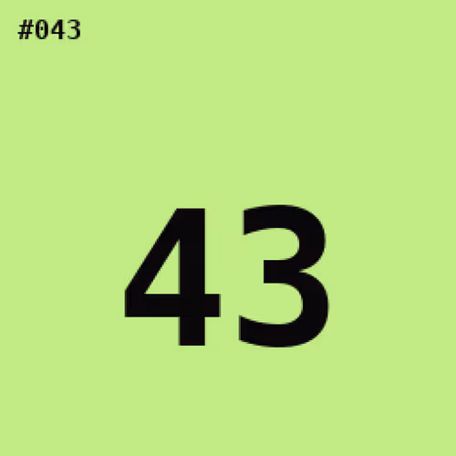 Item #43 Media