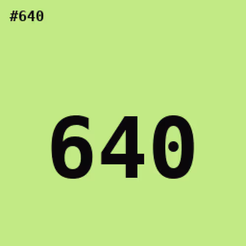Item #640 Media