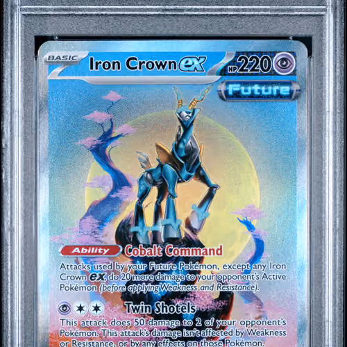 2024 #206 Iron Crown EX PSA 8 Tef EN-Temporal Forces
